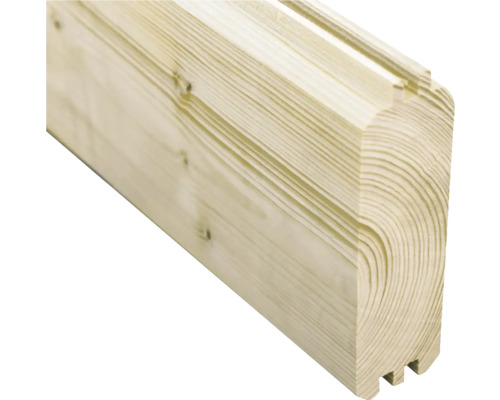 Planche en bois avec rainure et languette