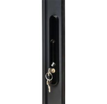 Gartenhaus Palmako Ines 13,7 m² Schiebetür Sicherheitsglas inkl. Fußboden 524 x 379 cm braun