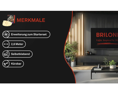 Caractéristiques du produit : Extension du kit de démarrage, 2,6 mètres, autocollant, raccourcissable.