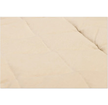 Gros plan d''un protège-matelas matelassé