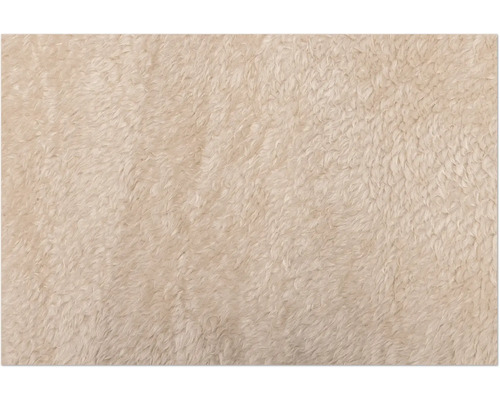 Beiger Teppich mit hohem Flor