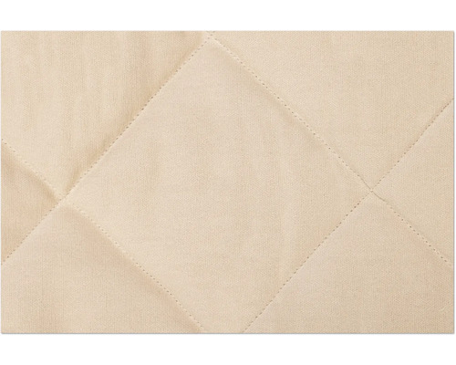 Nahaufnahme von gestepptem Stoff