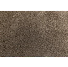Gros plan d''un tapis à poils longs marron