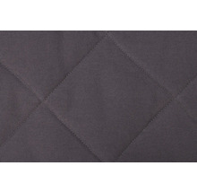 Tissu gris matelassé avec motif losanges