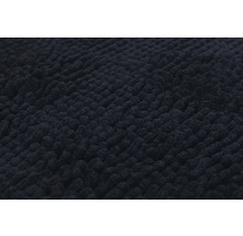 Gros plan d''un tapis bleu foncé avec une structure à picots
