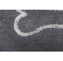 Gros plan d''un tapis de bain avec motif