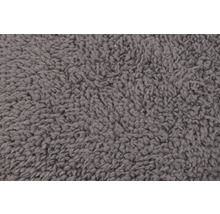Gros plan d''un tissu teddy polaire gris