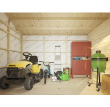Gerätehaus Palmako Olaf 16,9 m² inkl. Fußboden 606 x 368 cm natur