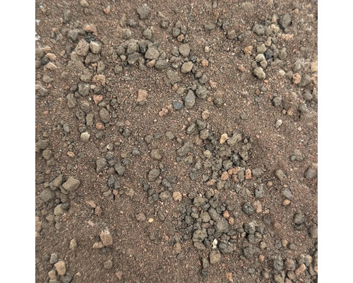 Nahaufnahme von Lavagestein und Lavagranulat