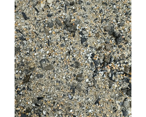 Nahaufnahme von Pflastersand und Kies