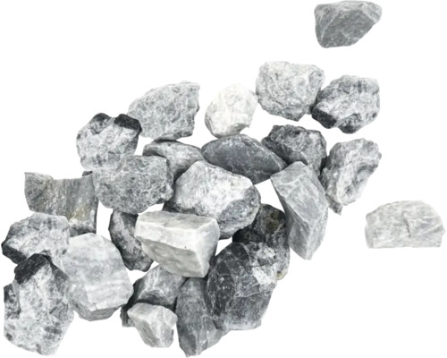 Galets de marbre gris pour l''aménagement paysager et de jardin