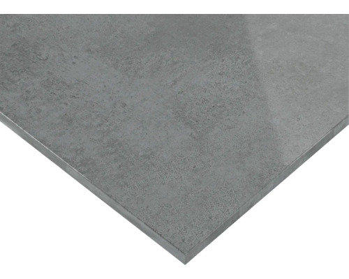 Graue Feinsteinzeugfliese im Detail