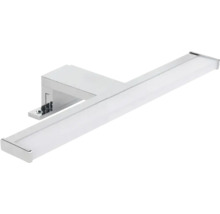Applique murale LED chromée pour éclairage de salle de bain