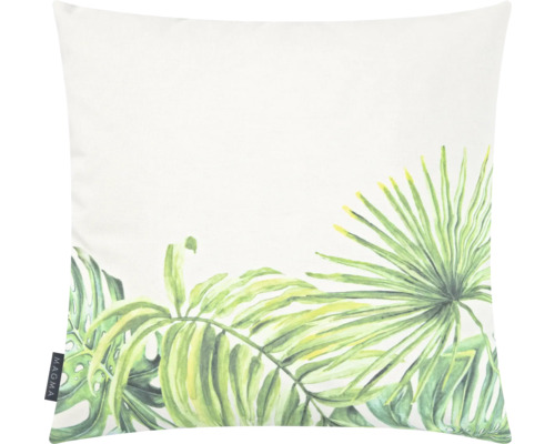 Coussin avec motif de plantes