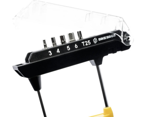 Jeu de clés Allen et Torx Bike Broz avec boîte de rangement