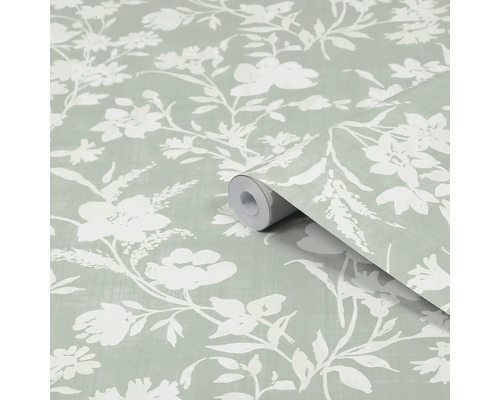 Tapetenrolle mit Blumenmuster