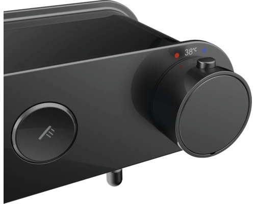 Aufputz-Duscharmatur mit Thermostat und Ablagefläche