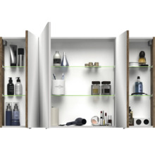 Jungborn Spiegelschrank VENTITRE 120 x 17 x 70,3 cm eiche ribbeck 3-türig J850.691250