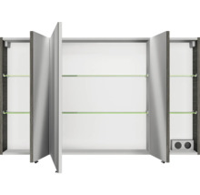 Jungborn Spiegelschrank VENTITRE 120 x 17 x 70,3 cm graphit struktur quer 3-türig J850.191250