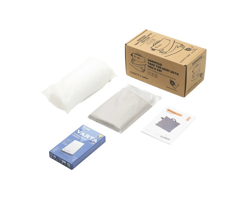 Ensemble de coussins chauffants Marmigo avec batterie externe et accessoires