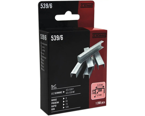 Agrafe JC Schwarz 539/06, 1200 pces