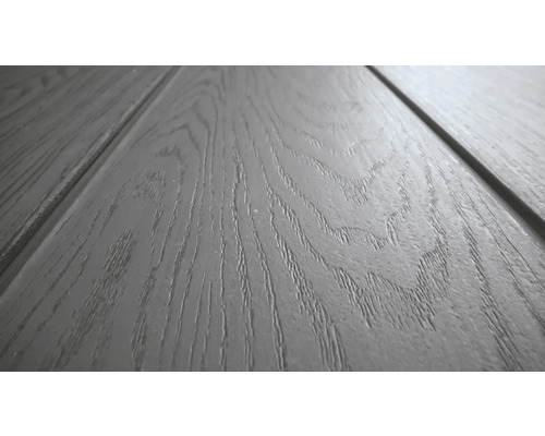 Nahaufnahme von drei Paneelen mit Holzmaserung