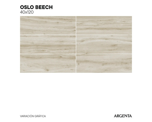 Carreaux muraux Oslo Hêtre 40x120 aspect bois