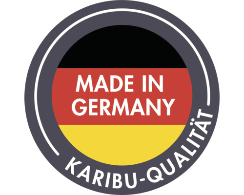 Hergestellt in Deutschland Karibu-Qualität Siegel