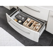 Waschtischunterschrank FACKELMANN Verona BxHxT 79,4 x 57,5 cm x 45,5 cm Frontfarbe weiß glanz 73103