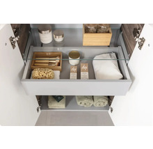 Hochschrank FACKELMANN Verona BxHxT 60 x 162 cm x 31,8 cm Frontfarbe weiß glanz 73164