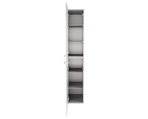 Offener Badezimmer-Hochschrank mit Regalböden