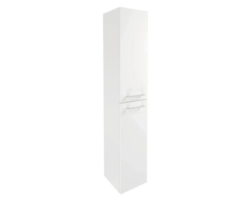 Armoire haute FACKELMANN Verona droite lxhxp 30 x 162 cm x 31,8 cm couleur de façade blanc brillant 73183