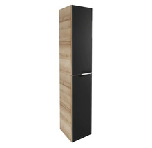 Armoire haute FACKELMANN B.brillant lxhxp 30 x 162 cm x 31,8 cm couleur de façade anthracite brillant 84057
