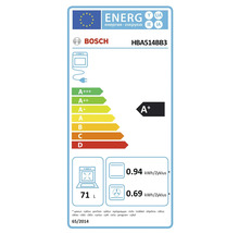 Bosch HBA514BB3 Energieeffizienzetikett