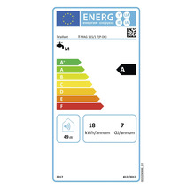Vaillant Energielabel für Warmwasserbereiter mit Energieeffizienzklasse A