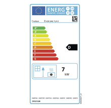Étiquette énergétique Vaillant VGR SINE 71/4 E, classe d'efficacité énergétique D, 7 kilowatts