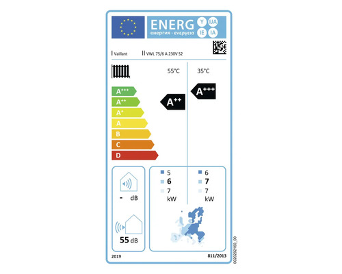 Étiquette énergétique Vaillant