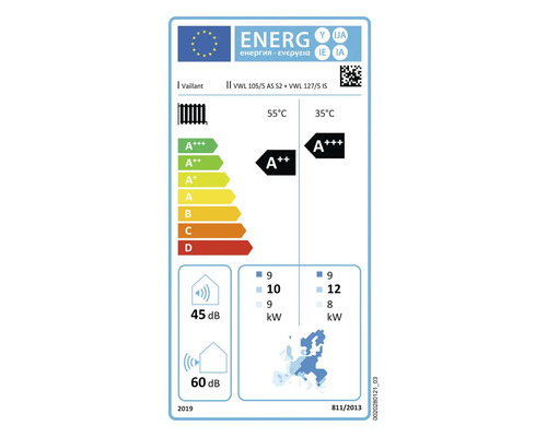 Étiquette énergétique Vaillant
