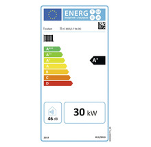 Vaillant Energielabel VC 30CS/1-7 (N-DE) mit Energieeffizienzklasse A+, 30 Kilowatt und 46 Dezibel