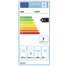 Étiquette d'efficacité énergétique A++ pour PKM 6090V