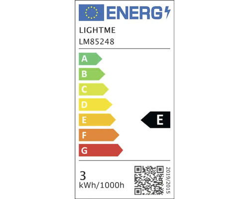 Energielabel E für LIGHTME LM85248