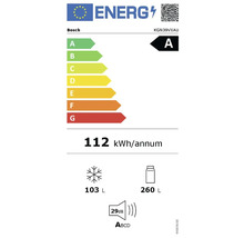 Bosch Energielabel mit Energieeffizienzklasse A