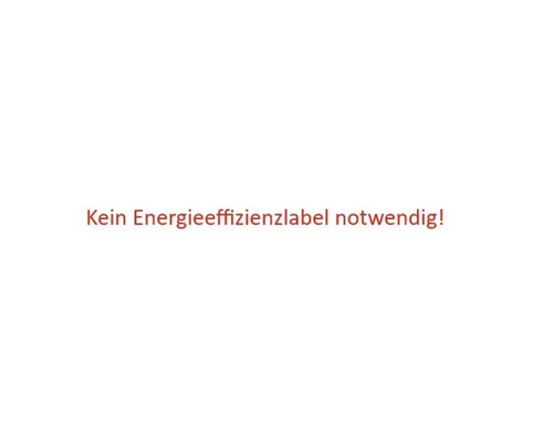Kein Energieeffizienzlabel notwendig