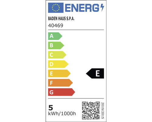 Energielabel der Klasse E