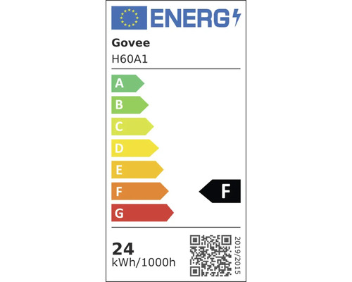 Étiquette d'efficacité énergétique Govee H60A1