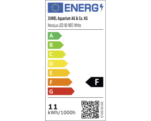 Juwel NovoLux LED 80 NEO White Energielabel