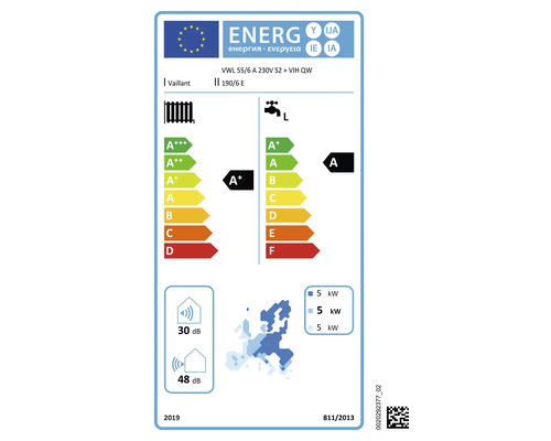 Étiquette énergétique Vaillant