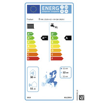 Vaillant Energielabel mit Energieeffizienzklasse