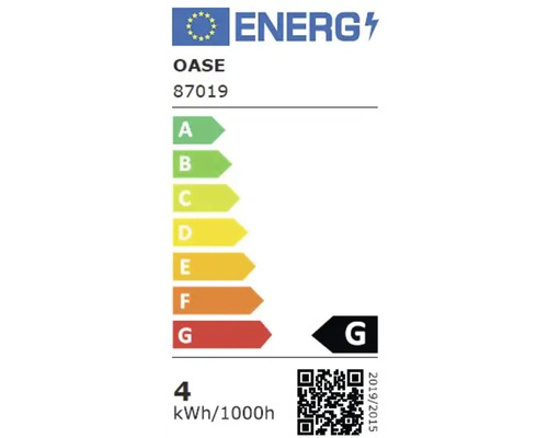 Oase Energielabel