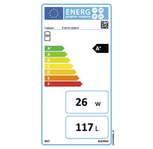 Étiquette énergétique Vaillant VIH R 120/6 H, classe d'efficacité énergétique A+, volume de 117 litres